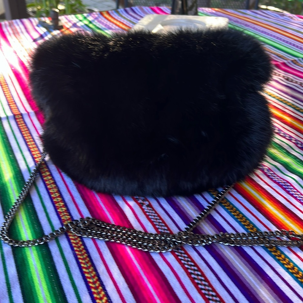 COPY - Crossbody rabbit fur